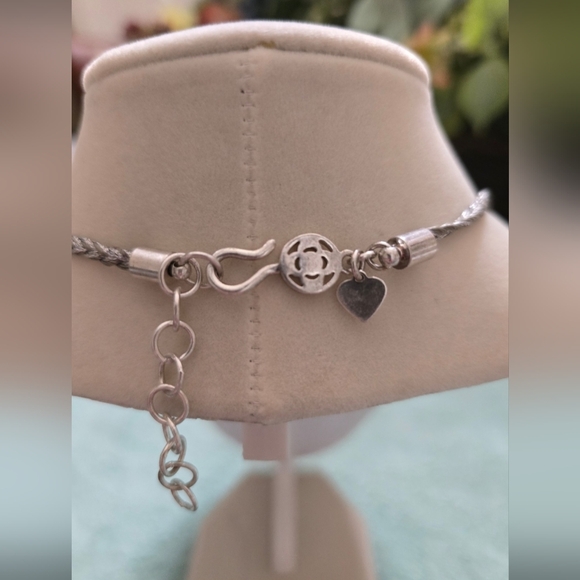 Stella & Dot Intricate Silver Statement Necklace - Picture 2 of 2